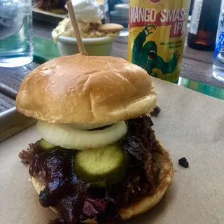 Prime Chopped Brisket Sandwich