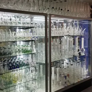 Some of our glass selection