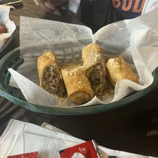 Turkey and Swiss Egg Rolls