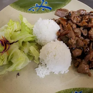 Pork Teriyaki nice and juicy