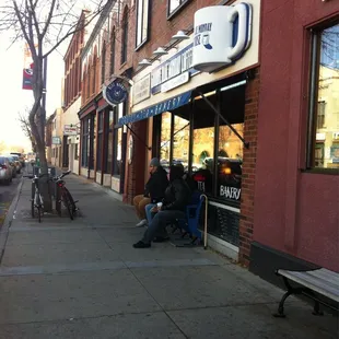 Fun downtown setting.