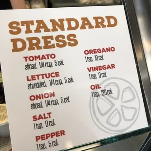 Menu.