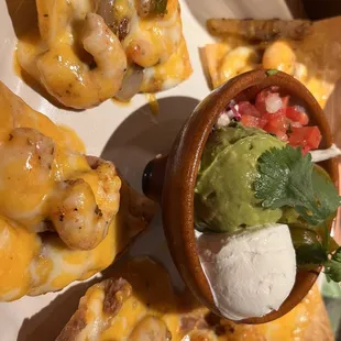 Shrimp nachos