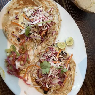 Shrimp Tacos de Mariscos