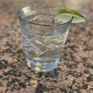 Ocho Reposado on the rocks