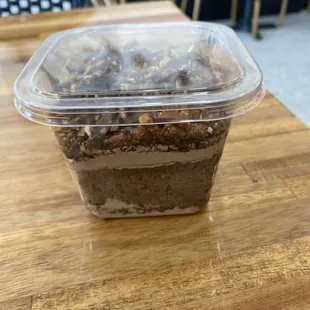 German chocolate parfait