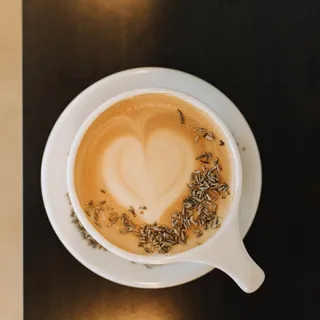 honey lavender latte