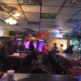 people sitting at the bar