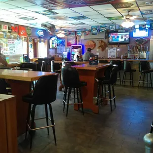 Inside the bar and grill.
