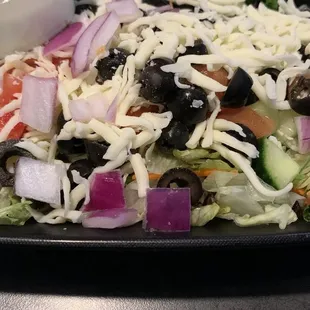 House Salad  yummmm with Blue Cheese