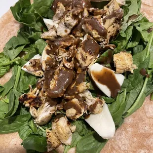 Chicken balsamic wrap