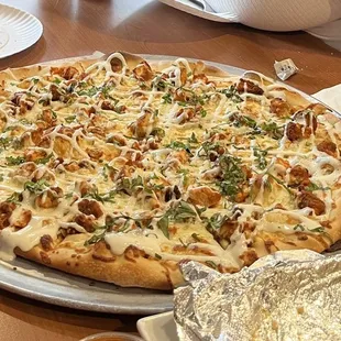 Buffalo Chicken Ranch Pizza