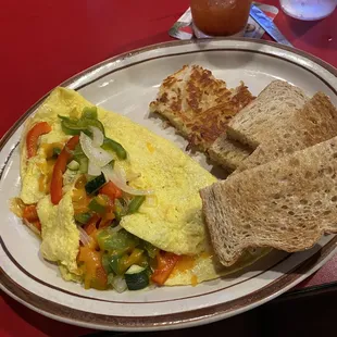 Veggie omelette