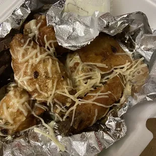 Garlic Parmesan wings