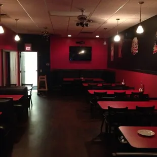the interior of a restaurant