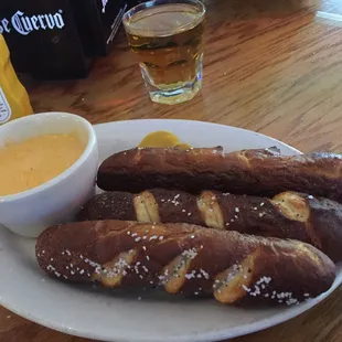 Pretzels and Cheese