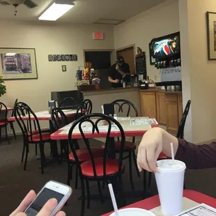 Breadsticks were a great starter. Pizza will be coming out soon