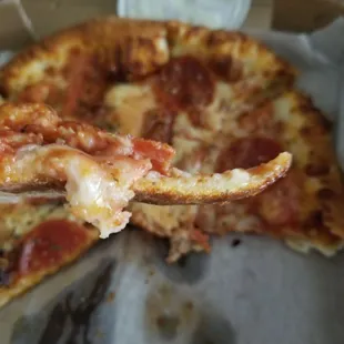 Dough is a little thin for my taste.