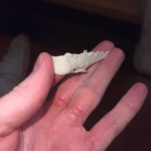 this is dough from the ole 'zone being stretched