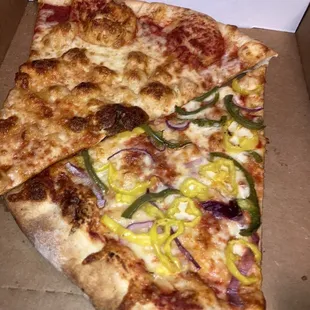 Vegetarian slices to go