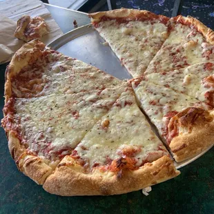 Chicken pizza. Notice what's missing?