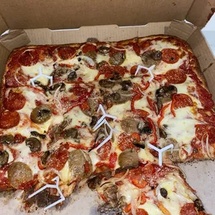 Sicilian Pizza Slice