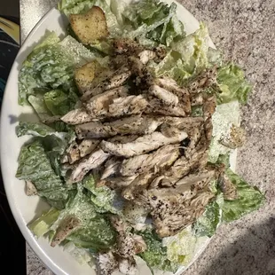 Grilled chicken Caesar Salad with Grilled Chicken