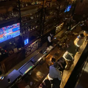 Second floor bar area