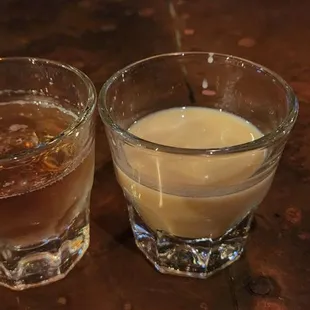 PB and J. Peanut Butter tequila and Blackberry Cider Boys