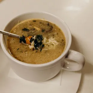 a bowl of soup