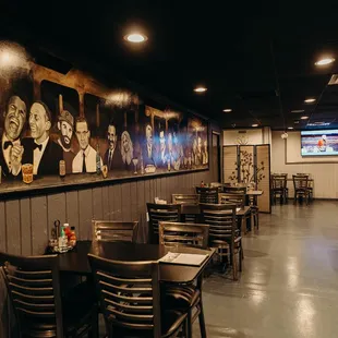 interior, sushi and sashimi