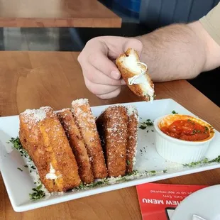 Homemade Mozzarella in Carrozza