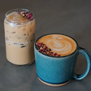 Rose and Cardamom Latte