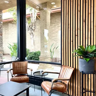 Inside seating