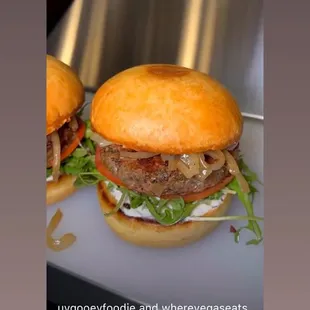 Our customers sharing videos of our amazing lamb burger.