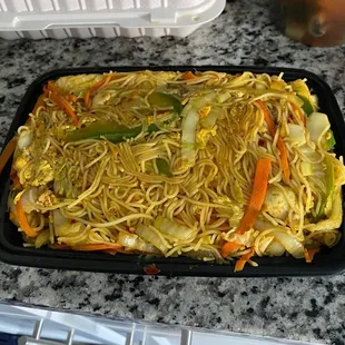 Vegetarian Singapore noodles