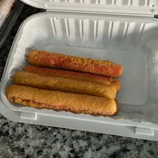 Fried crab stick