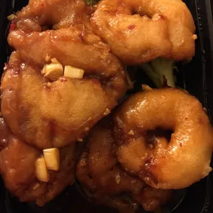 Nothing but dough I couldn&apos;t even taste the shrimp just oil and bread. And the sauce had no taste. Ugggh