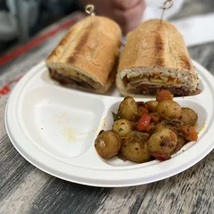 Famed brisket sandwich