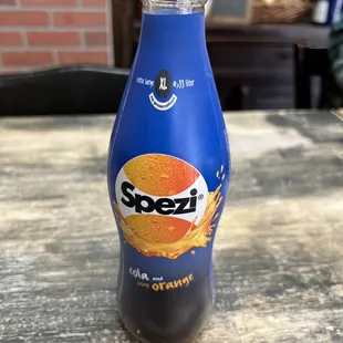 Bosnian cola with hint of orange (tastes better than American sodas)