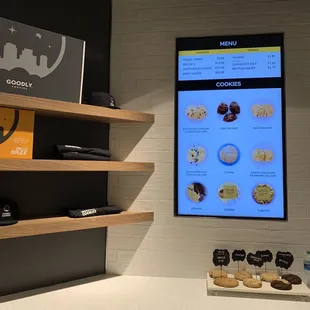 a display of goodies