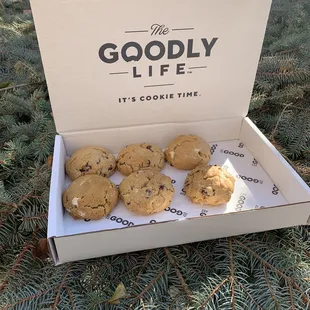 Pumpkin chai, orange cranberry, chocolate chip