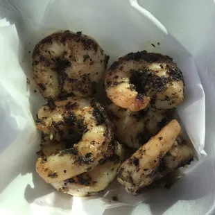 Side of Greek Shrimp - My favorite! Made with his own blend of seasonings