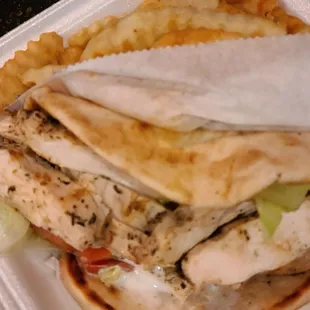 Chicken pita