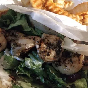 Grilled Shrimp Pita