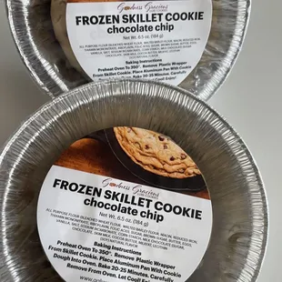 NEW! Frozen Skillet Cookies