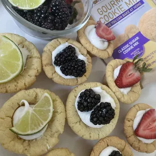 Make Sugar Cookie Cups With Our Sugar Cookie Mix. Fill With Whipped Cream &amp; Fresh Fruit!