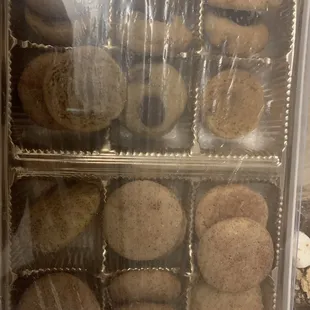 Chocolate chip and snickerdoodle mini