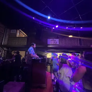 a crowd of people at a nightclub