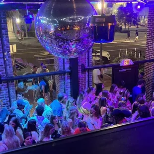 Downstairs dance floor